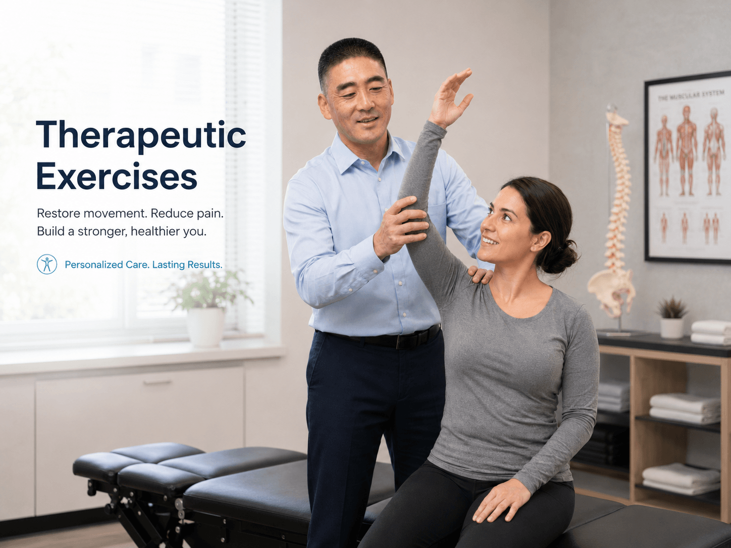 Patient care space for Therapeutic Exercises Torrance CA at Ikeda Chiropractic