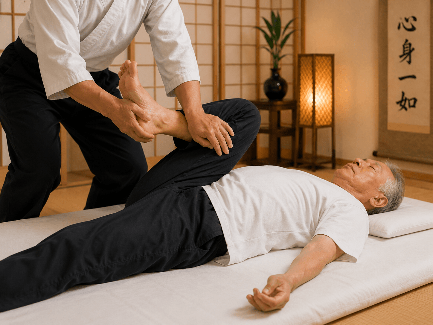 Shiatsu therapy room at Ikeda Chiropractic in Torrance CA