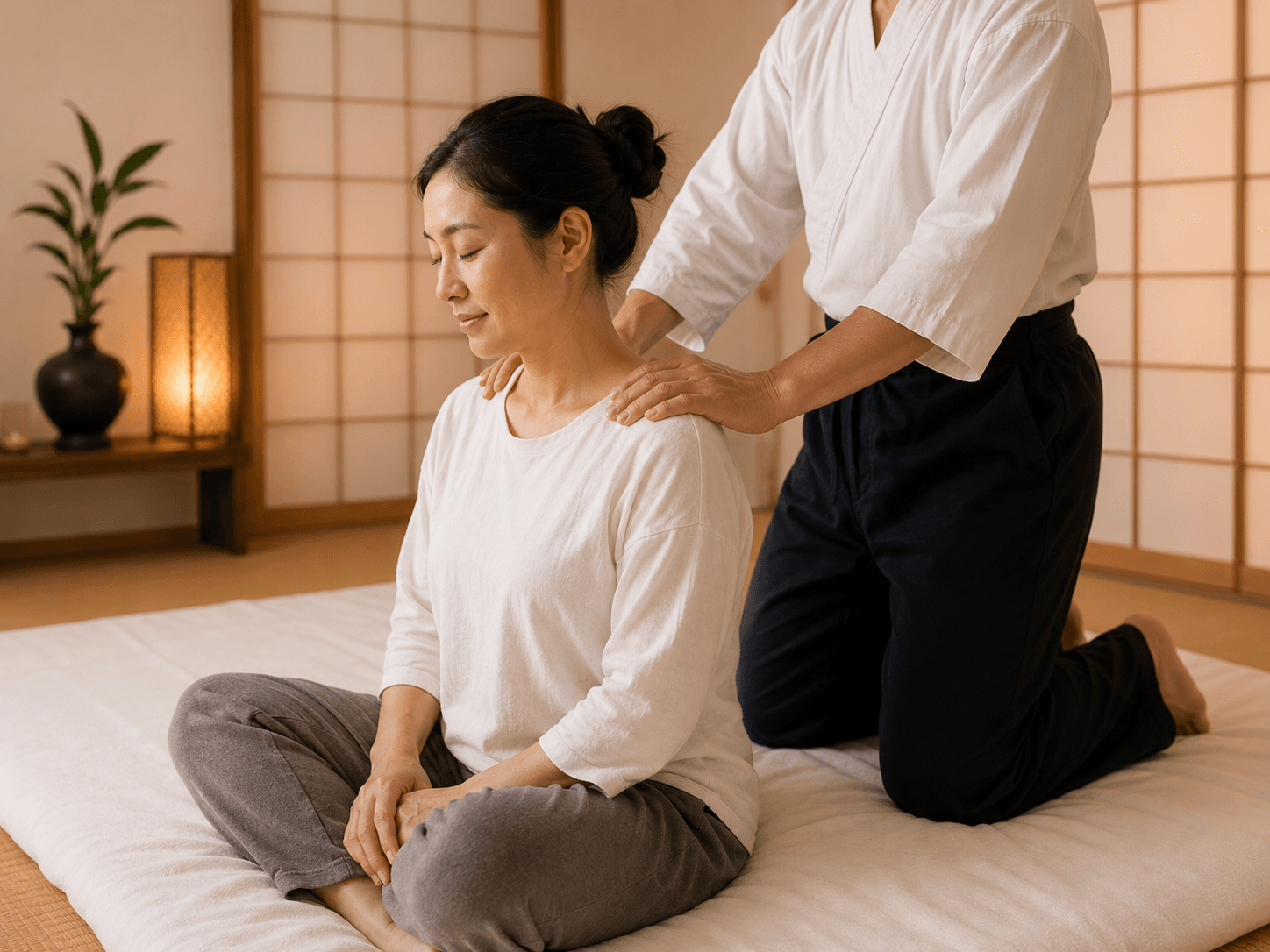 Patient care space for Shiatsu Therapy Torrance CA at Ikeda Chiropractic