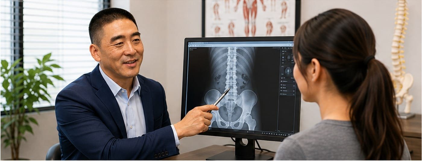 Chiropractic X-ray consultation at Ikeda Chiropractic in Torrance CA