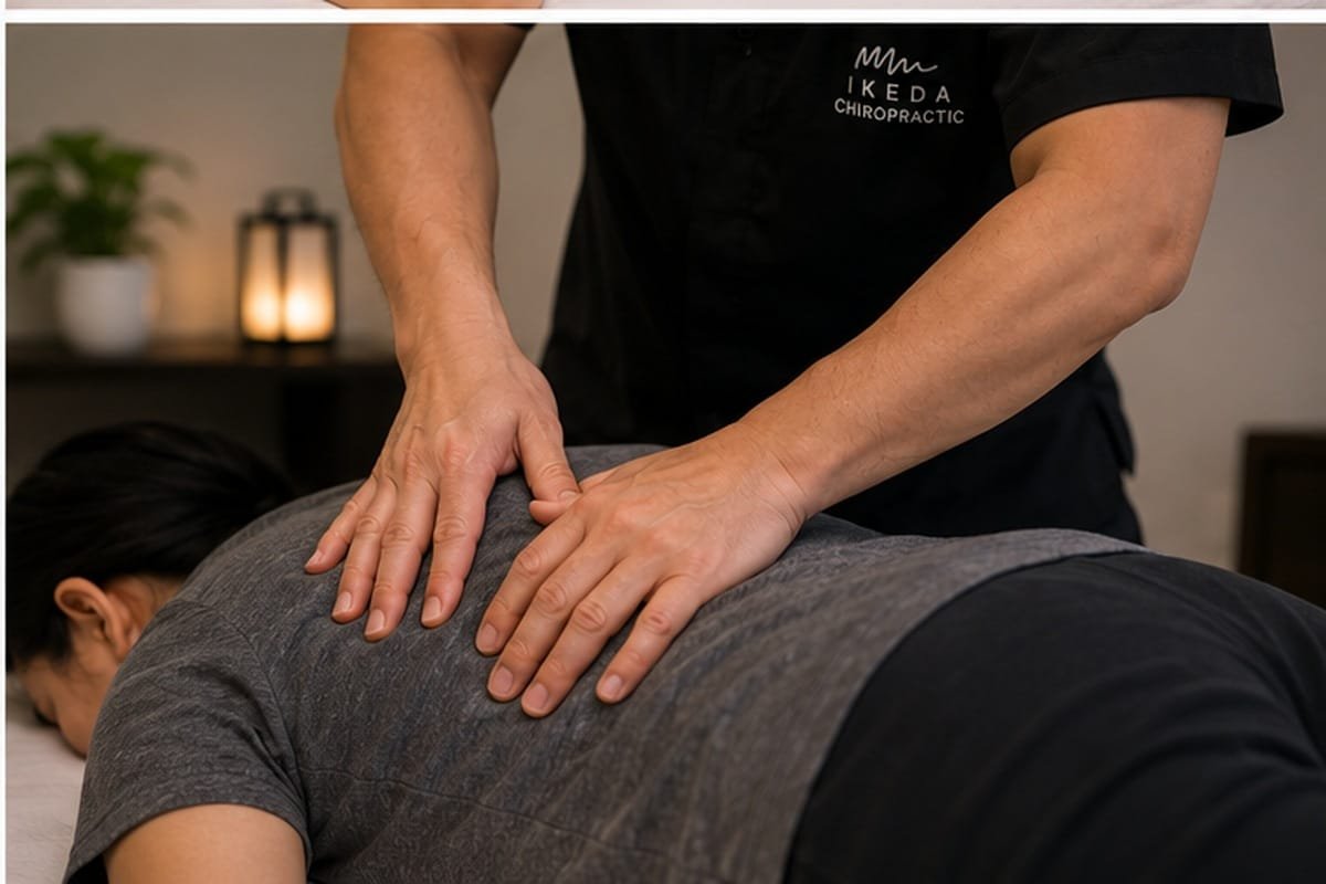 Shiatsu bodywork session with Hide at Ikeda Chiropractic in Torrance CA